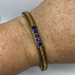 Heidi Daus Hinged Crystal Cuff